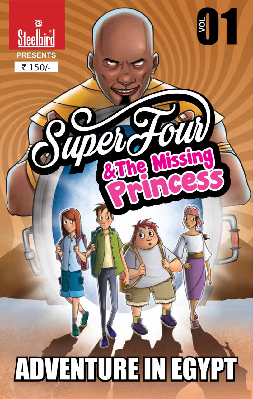 COMIC BOOK SUPER FOUR AND THE MISSING PRINCESS